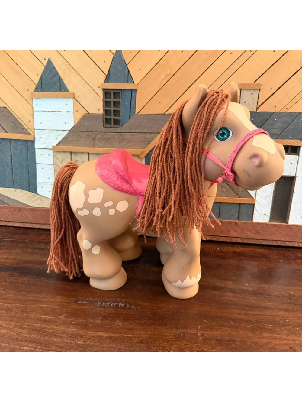 VTG 1992 Cabbage Patch Kids Crimp n Curl Pony Midnight Hasbro Horse Saddle